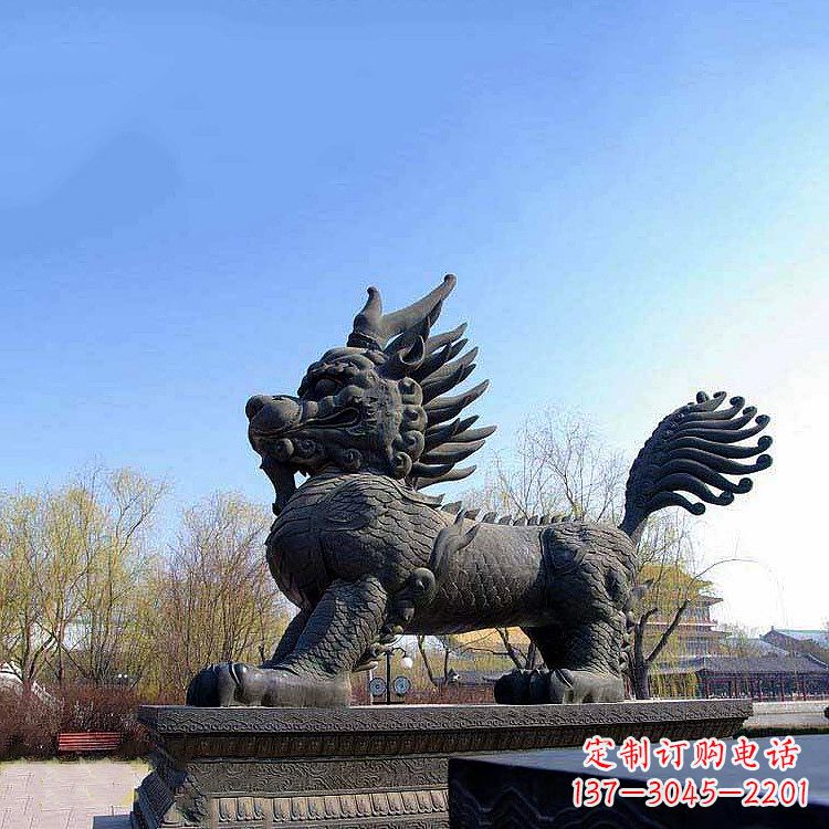 贵阳古典麒麟雕塑,精美绝伦