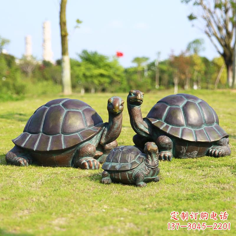 贵阳仿铜做工精美的乌龟雕塑摆件
