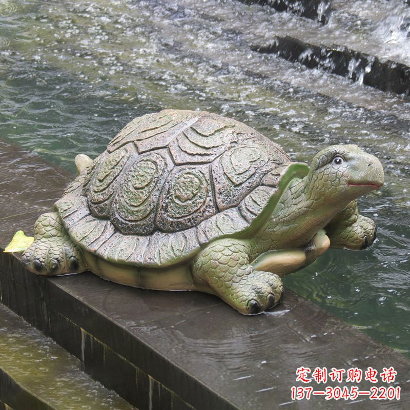 贵阳仿真乌龟-园林水景动物雕塑摆件