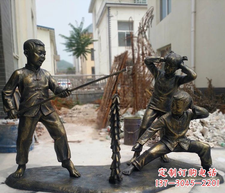 贵阳精美儿童铜雕,为孩子们带来欢乐