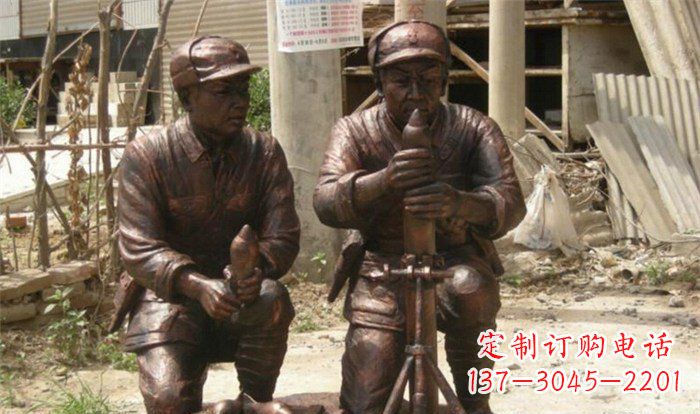 贵阳英勇勇士铜雕