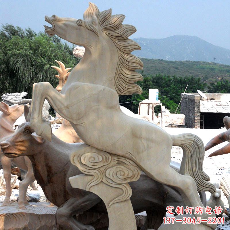 贵阳飞天马儿生肖石雕