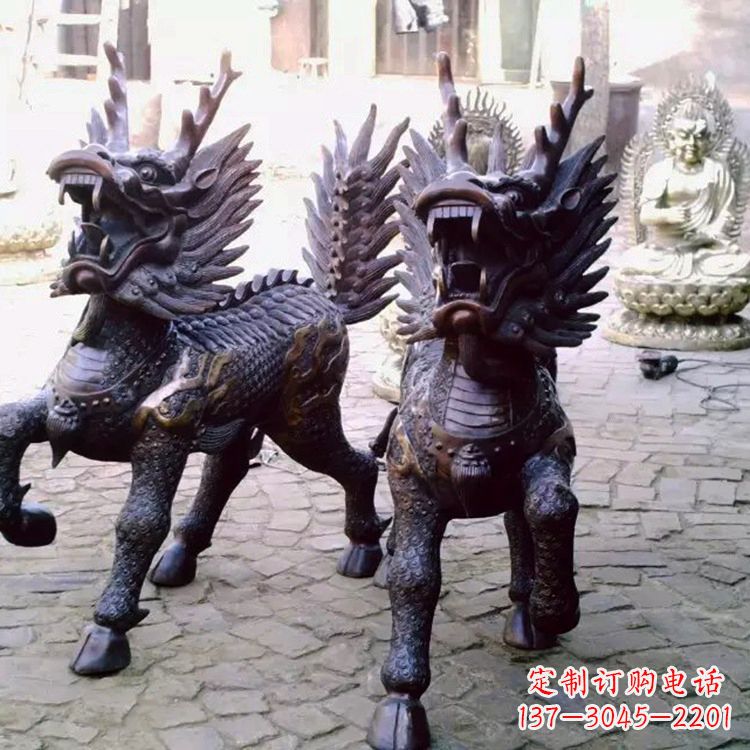 贵阳麒麟雕塑——标志着繁荣与和谐的象征