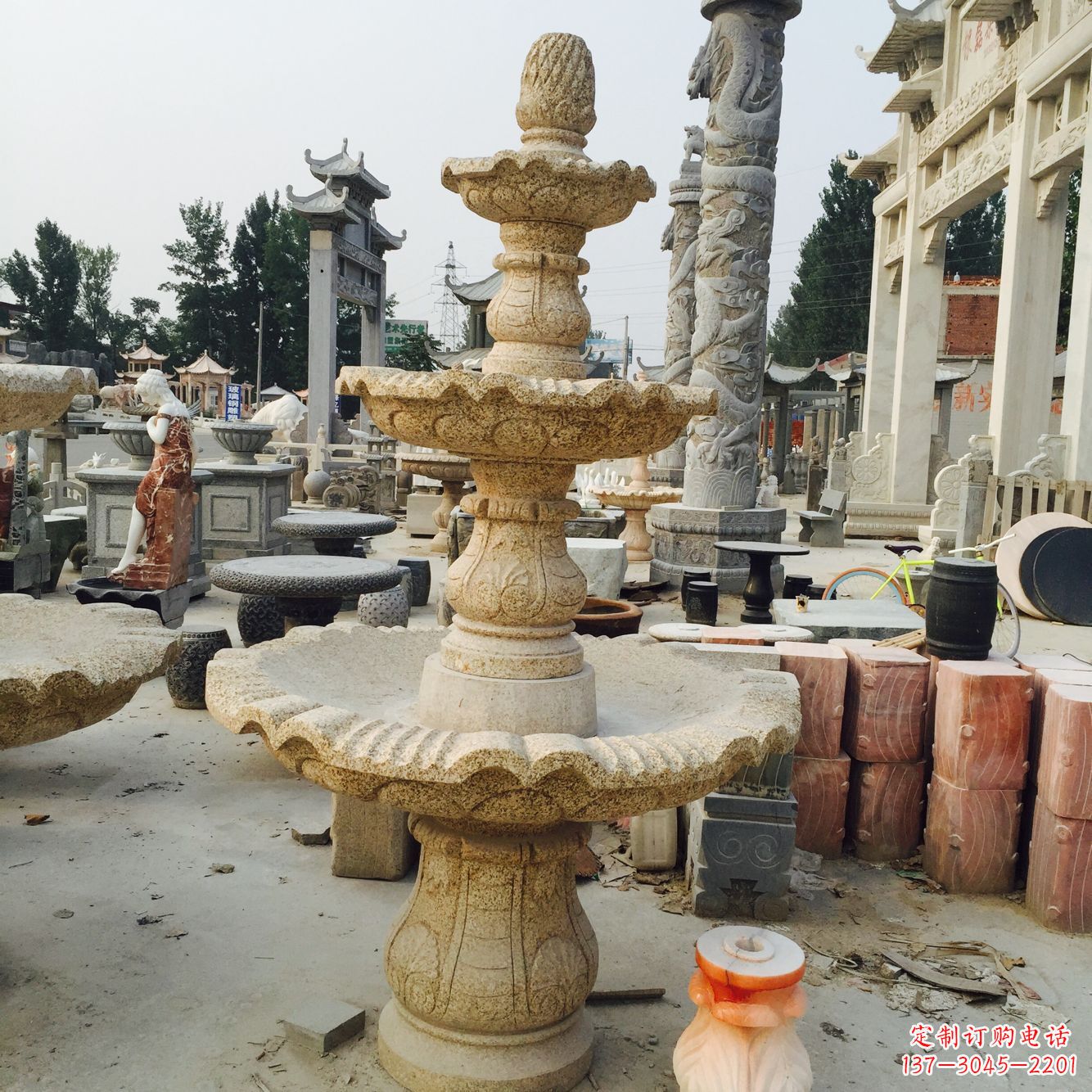 贵阳精美风水球石雕艺术品