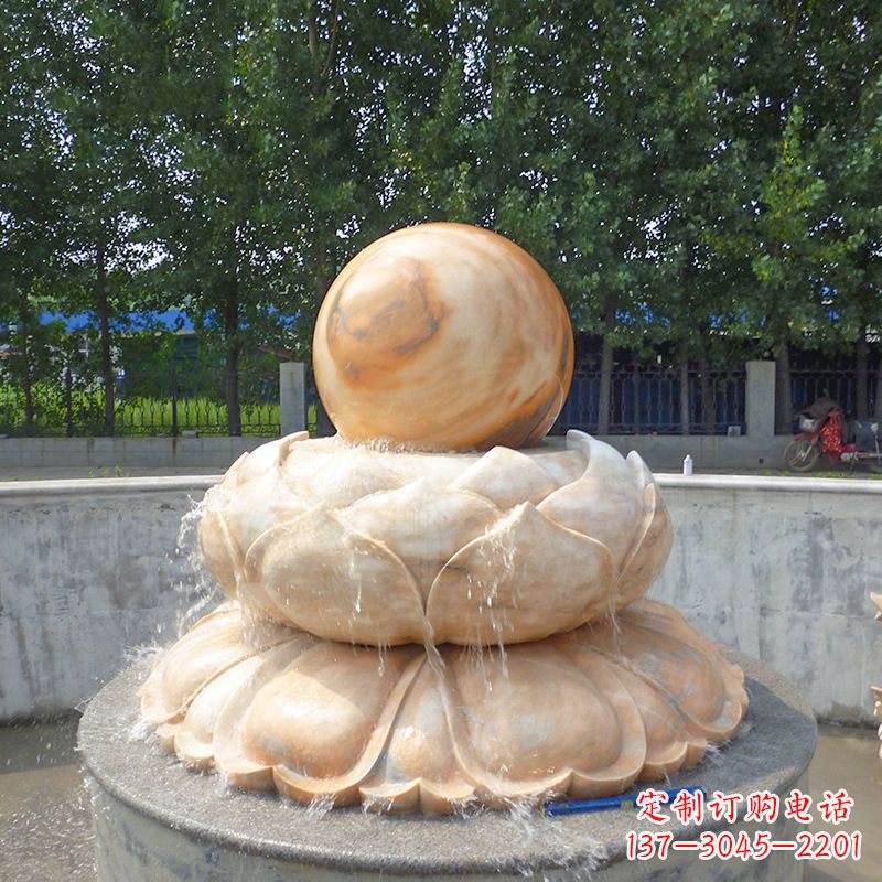 贵阳高档石制风水球雕塑让您的空间充满风水之力