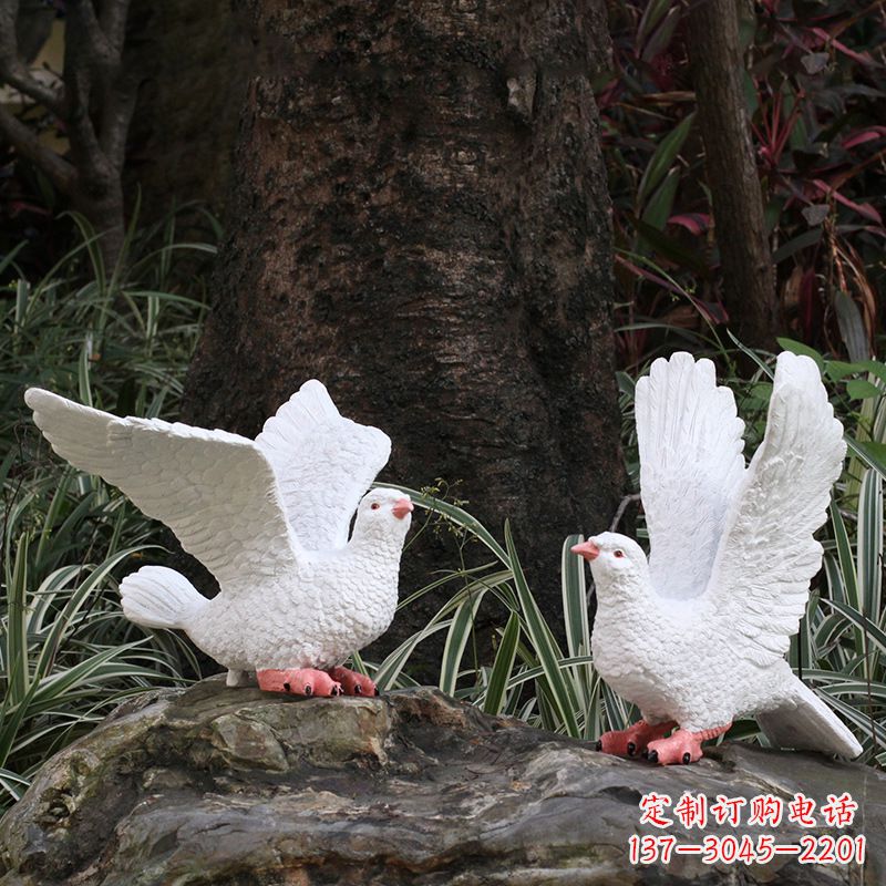 贵阳精美的鸽子抽象雕塑