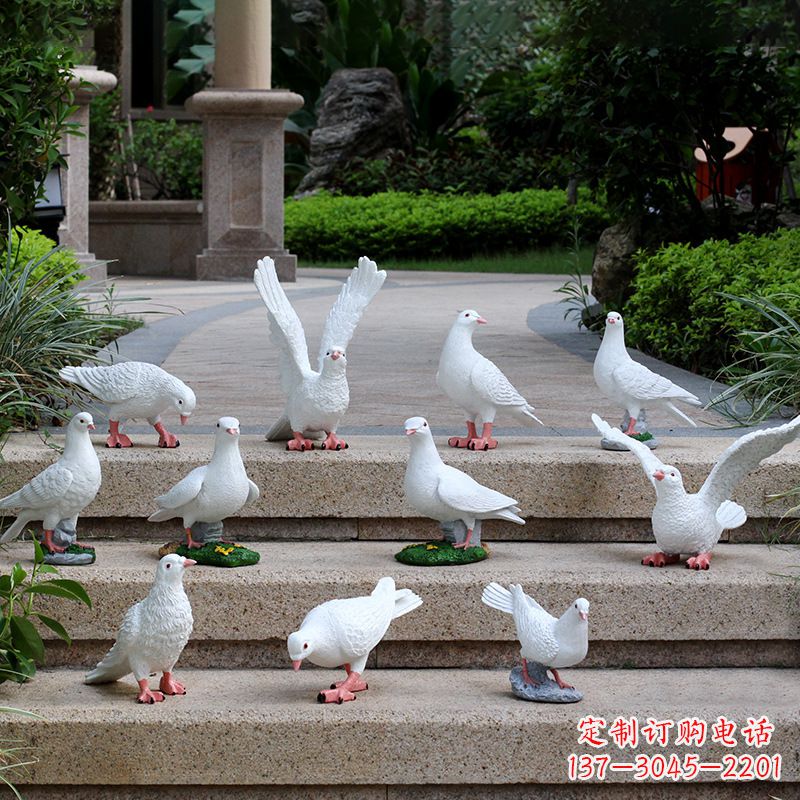 贵阳鸽子抽象雕塑