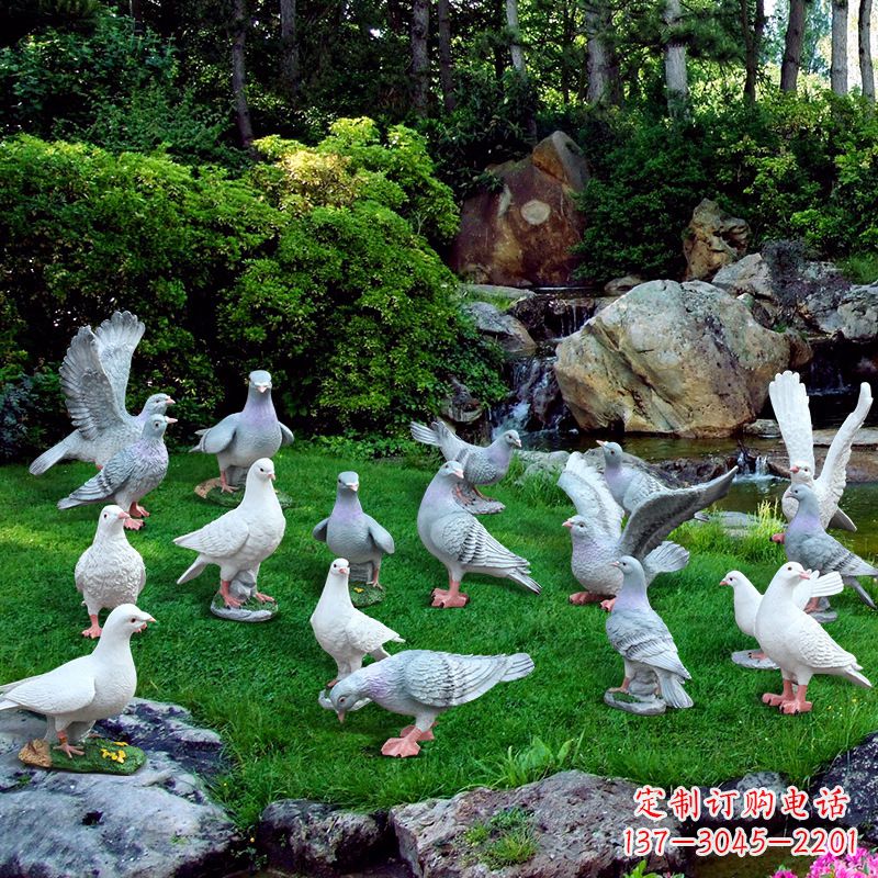 贵阳精致鸽子不锈钢雕塑