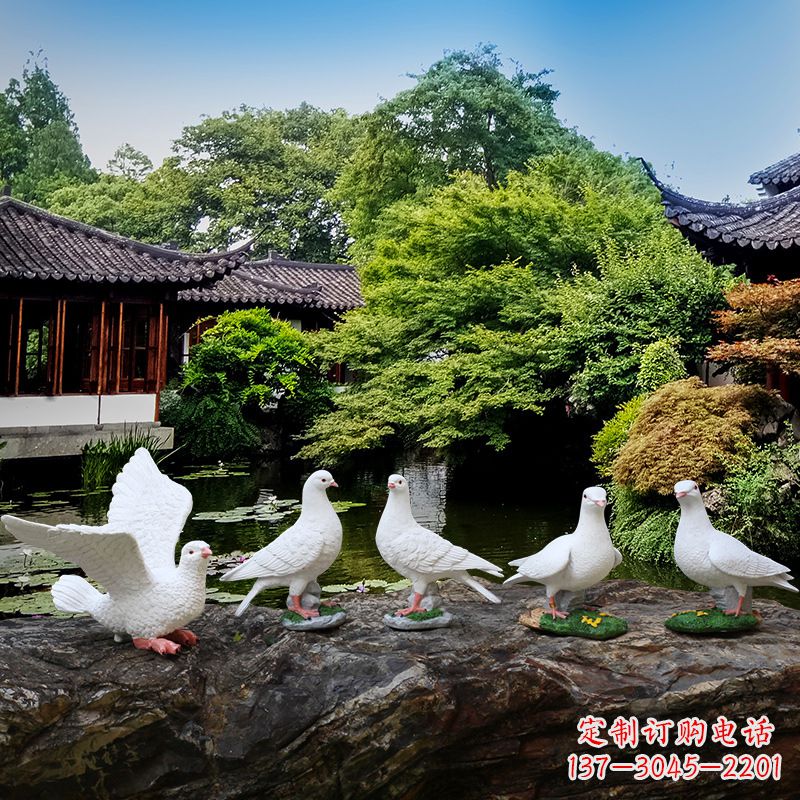 贵阳令人惊艳的鸽子雕塑
