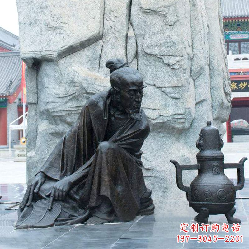 贵阳中国医史传承葛洪炼丹情景雕塑