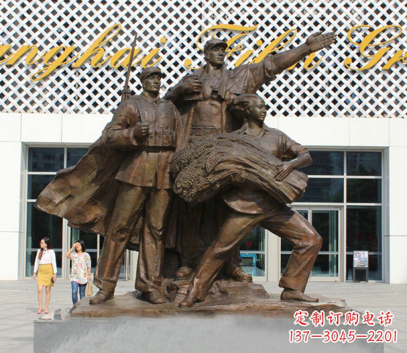 贵阳革命战士铜雕