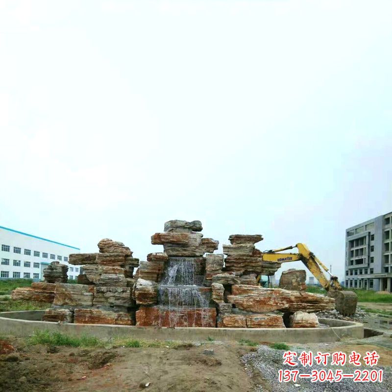 贵阳高雅精致的千层石假山雕塑