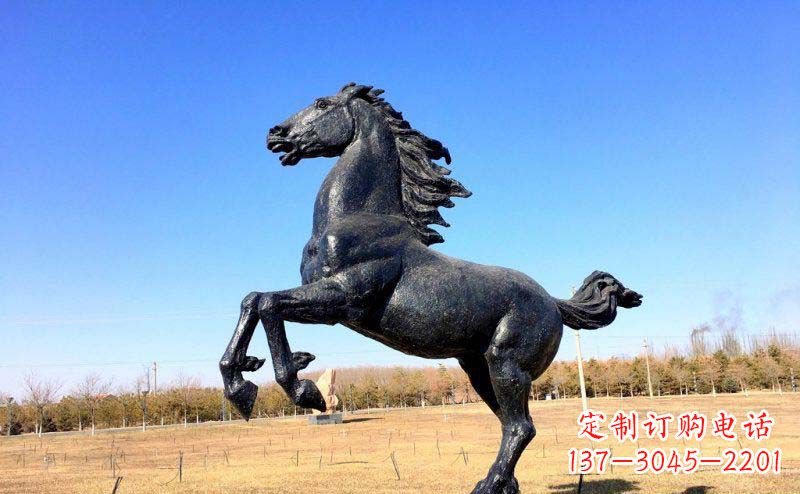 贵阳精美铜雕奔马动物雕塑