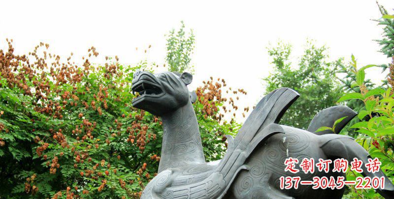 贵阳公园狴犴景观铜雕