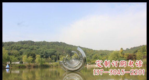 贵阳不锈钢圆环景观雕塑