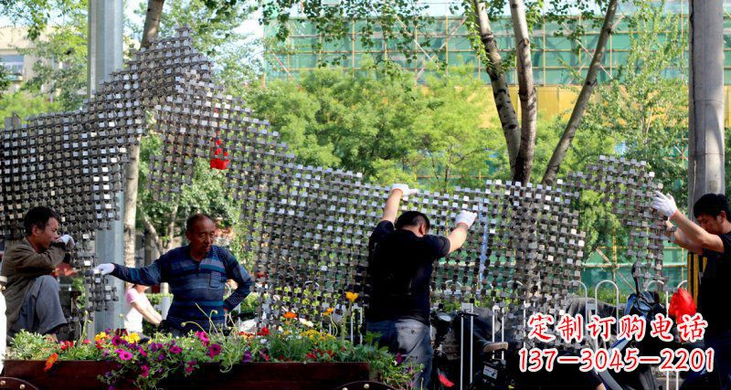 贵阳中领雕塑 - 动物抽象不锈钢雕塑
