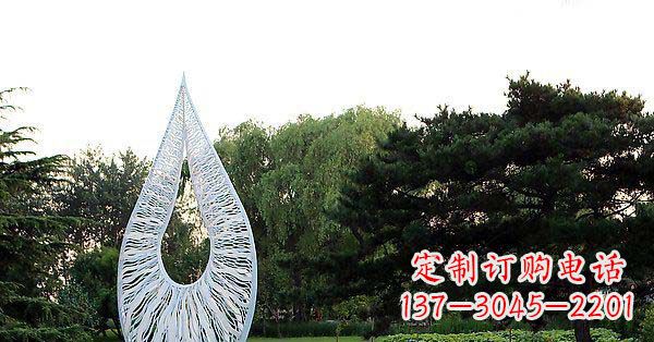 贵阳精美水滴不锈钢雕塑