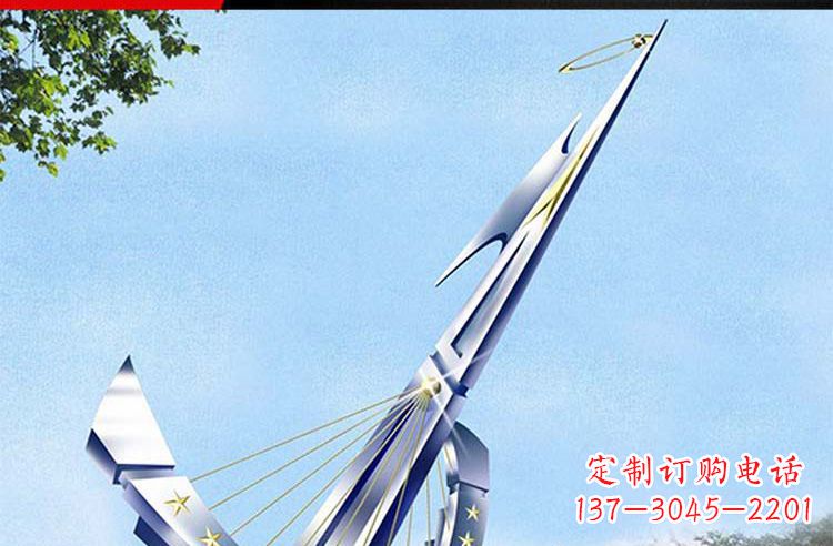 贵阳古典高雅不锈钢帆船雕塑