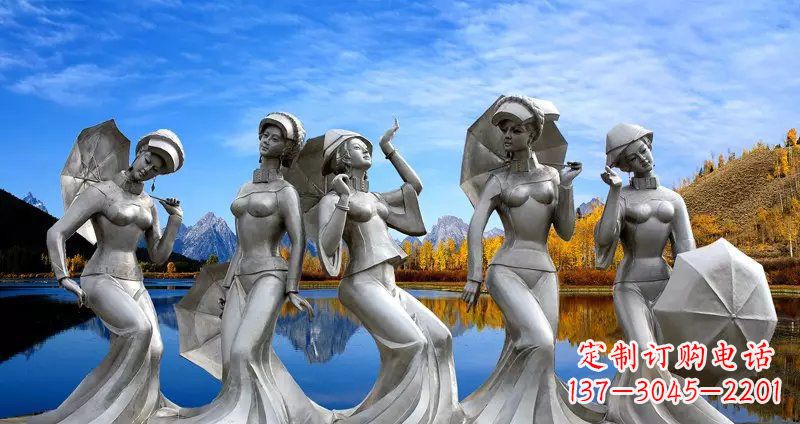 贵阳现代少女雕塑