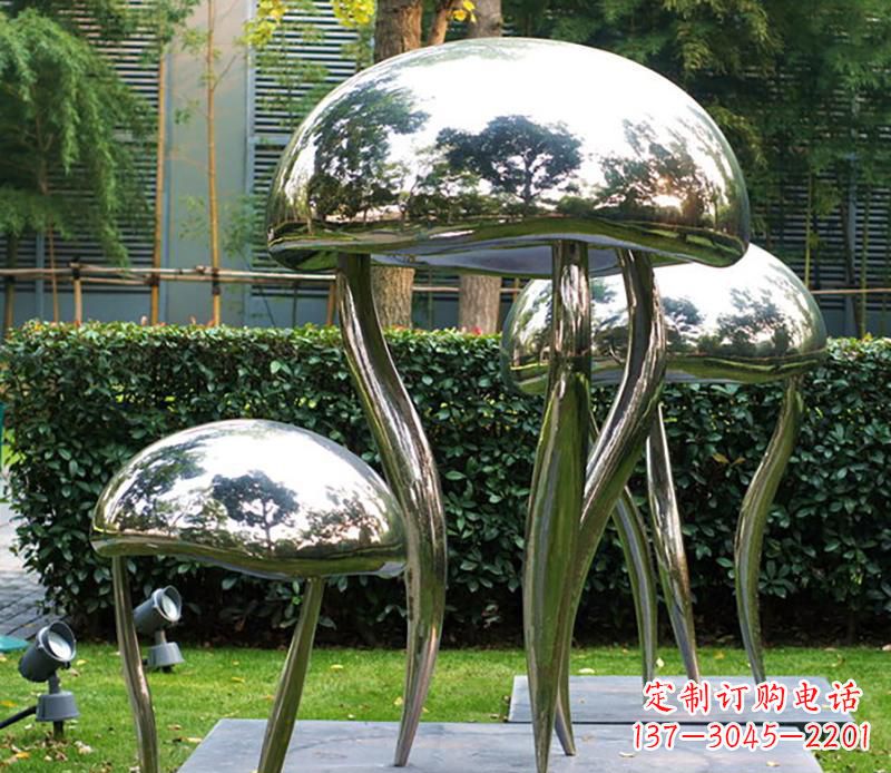 贵阳艺术水母不锈钢雕塑