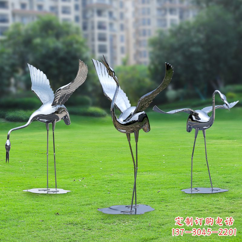 贵阳仙鹤摆件雕塑彰显传统文化之美