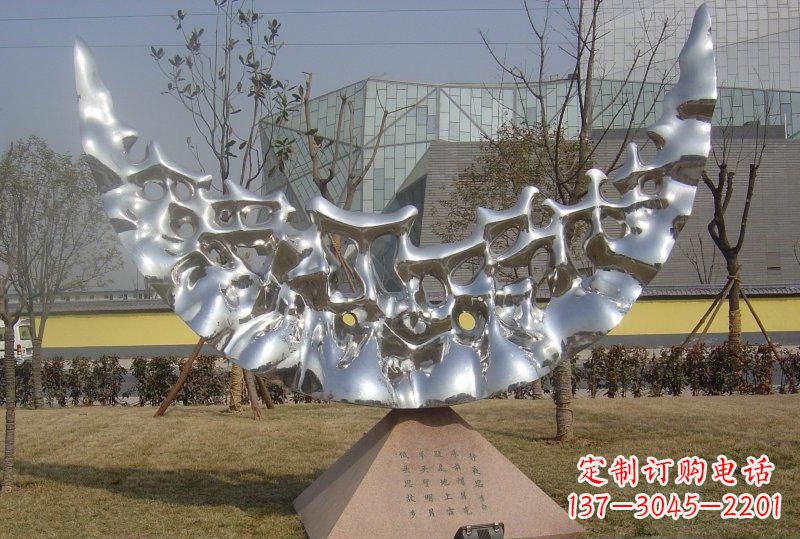 贵阳新款不锈钢月亮景观雕塑