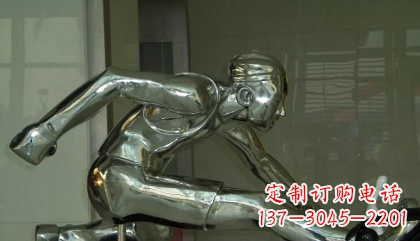 贵阳不锈钢运动员雕塑