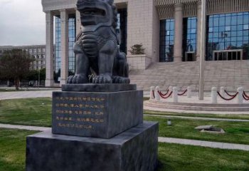 贵阳法院神兽獬豸雕塑--正大光明庇护激励雕塑