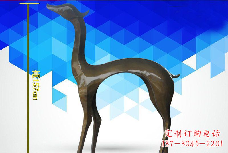 贵阳铜质雕刻小鹿雕