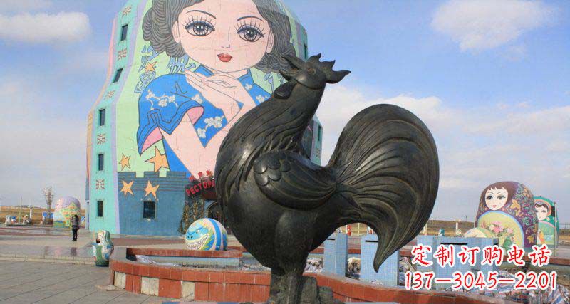 贵阳艺术精美的公鸡雕塑