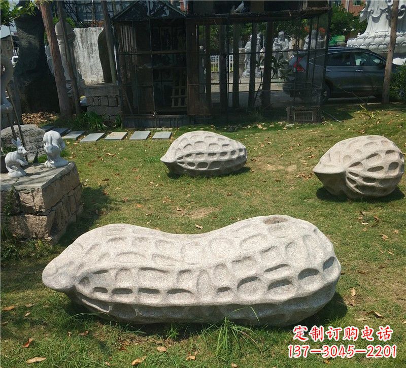 贵阳精美大理石花生雕塑