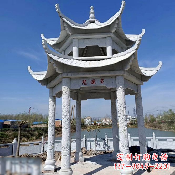 贵阳公园大理石凉亭