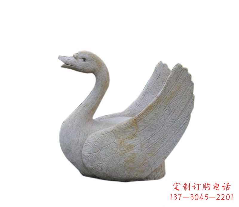 贵阳中领雕塑 | 天鹅石雕景观喷泉