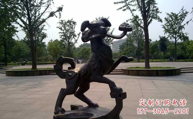 贵阳中领雕塑狗动物铜雕