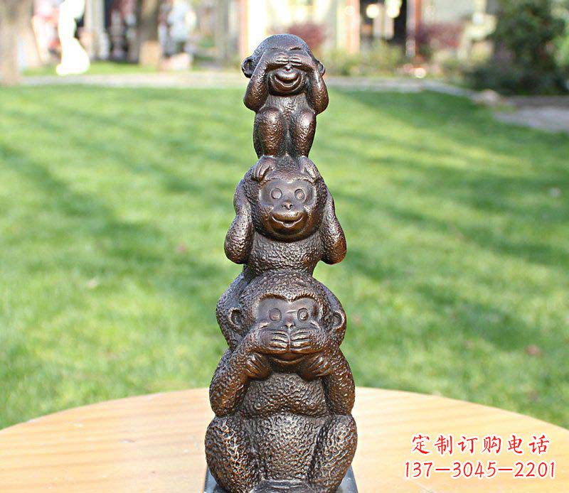 贵阳高品质铜雕罗汉叠罗汉塑像