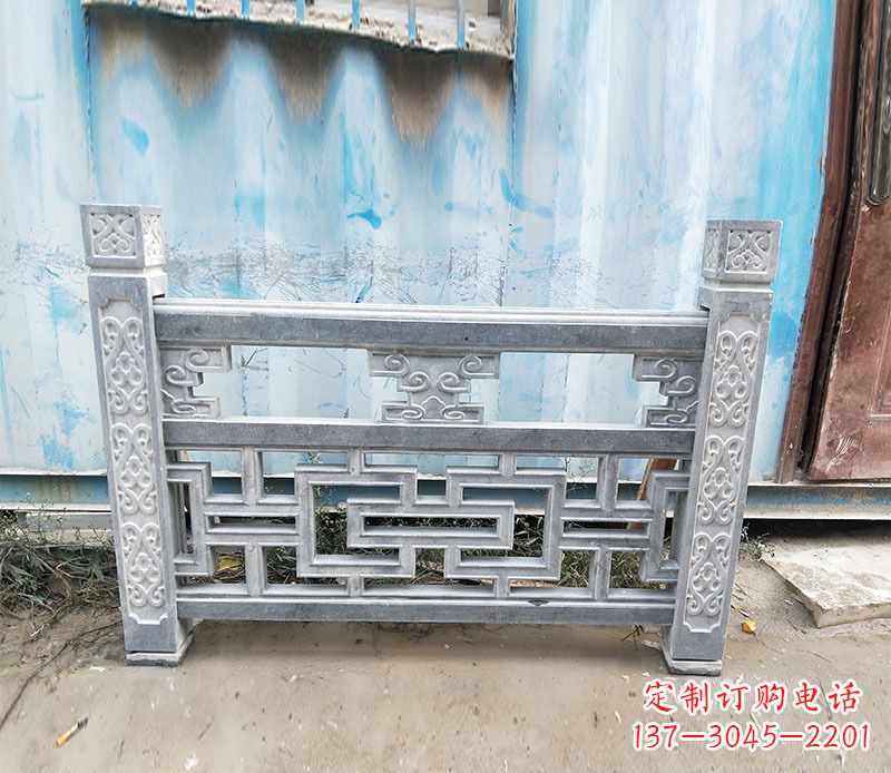 贵阳艺术精美的公园仿古石栏板雕刻