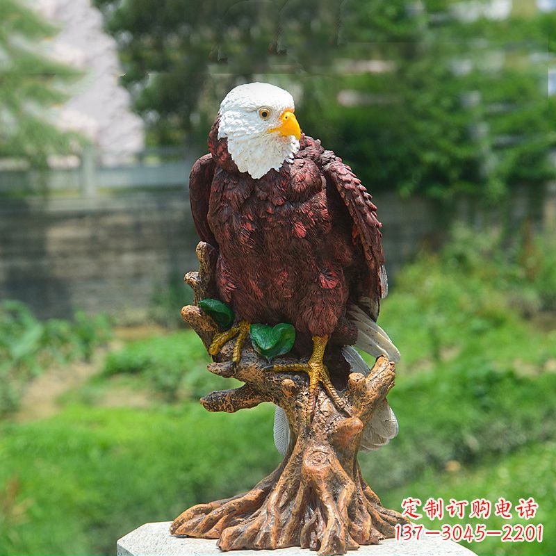 贵阳金羽老鹰玻璃钢雕塑