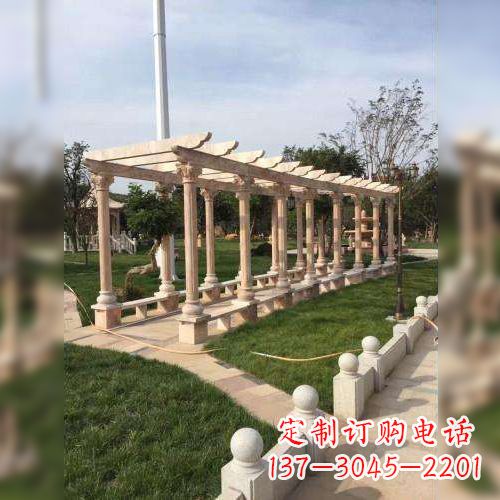 贵阳公园花架长廊石雕