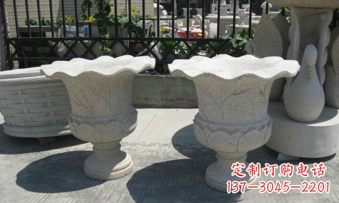贵阳大理石花盆雕塑