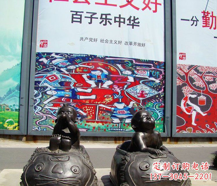 贵阳公园景观老虎鞋玻璃钢仿铜雕塑