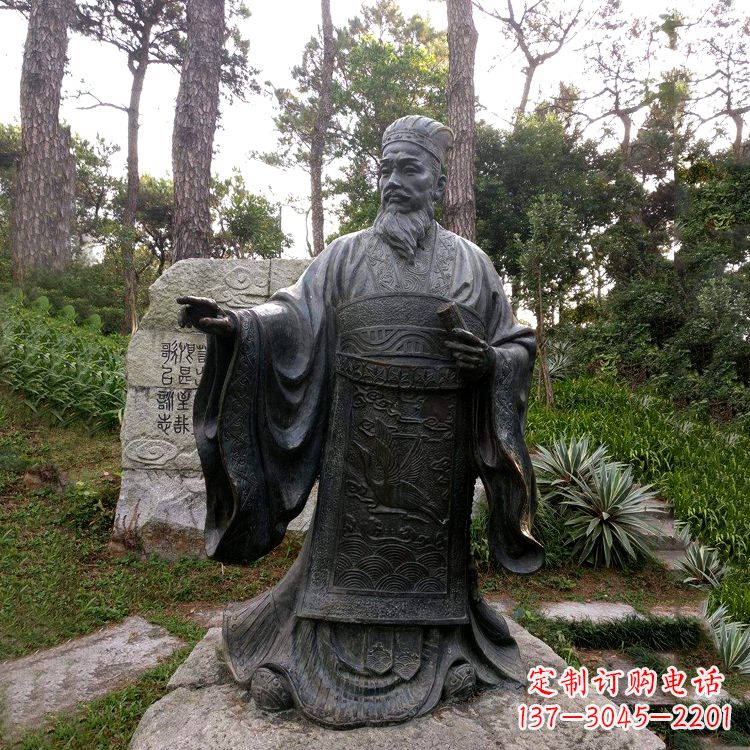 贵阳纪念蔡伦的艺术之作——铜雕像