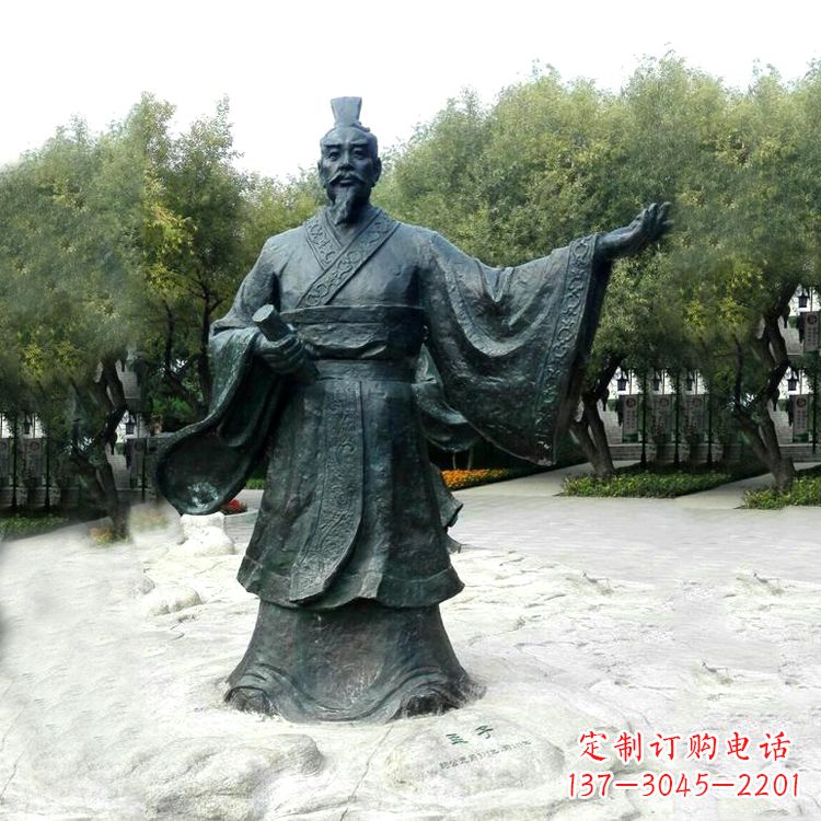 贵阳孟子铜雕塑,荟萃战国时期智慧精华