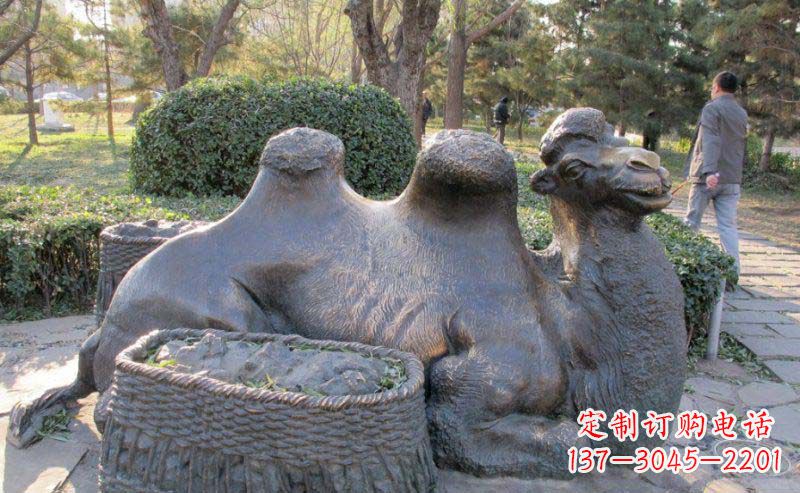 贵阳精致骆驼铜雕塑