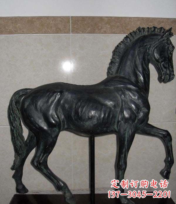 贵阳公园马动物景观铜雕