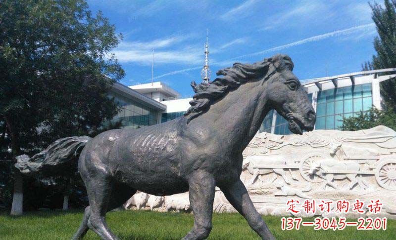 贵阳马动物铜雕塑