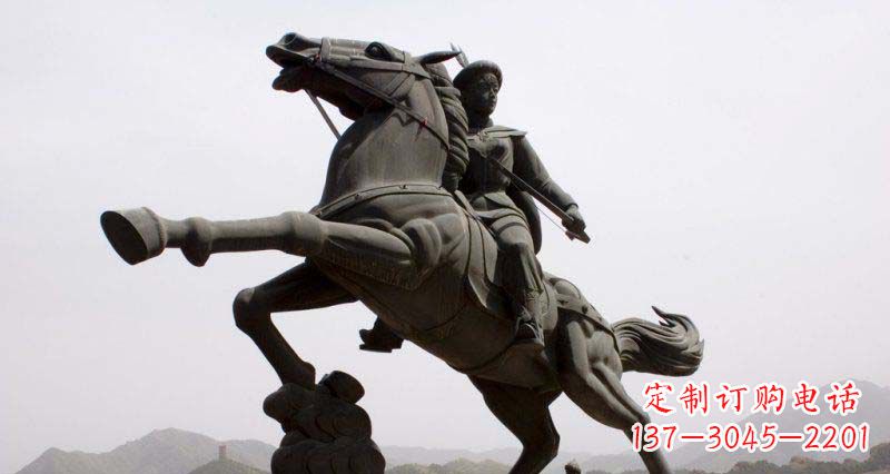 贵阳西方风格骑马雕塑