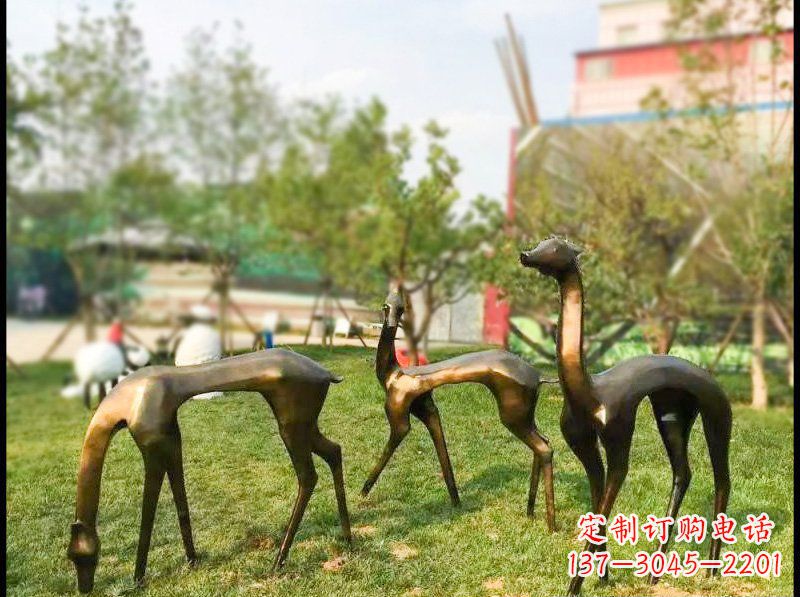 贵阳艺术欣赏——梅花鹿雕塑