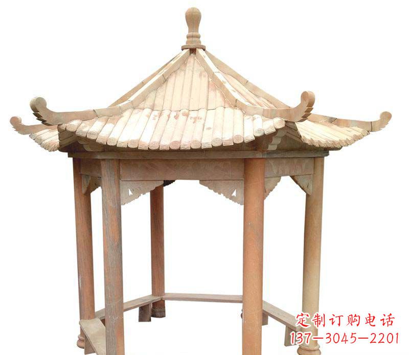 贵阳精美六角凉亭雕塑