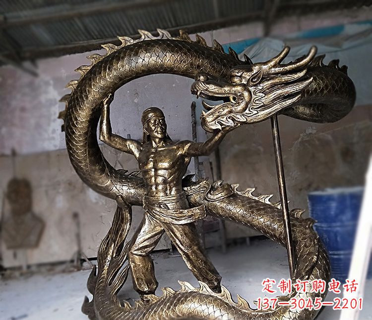 贵阳高质量的文化艺术装饰铜雕龙雕塑