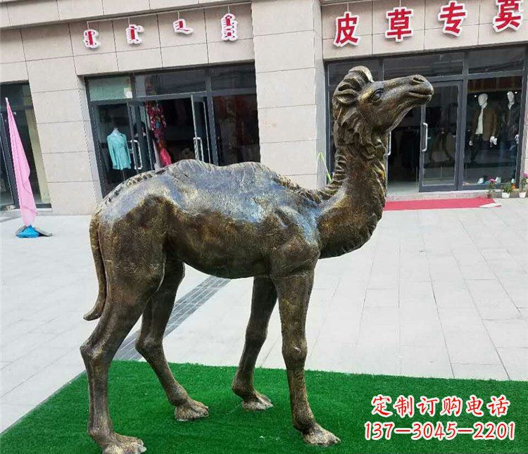 贵阳精美铜雕骆驼雕塑